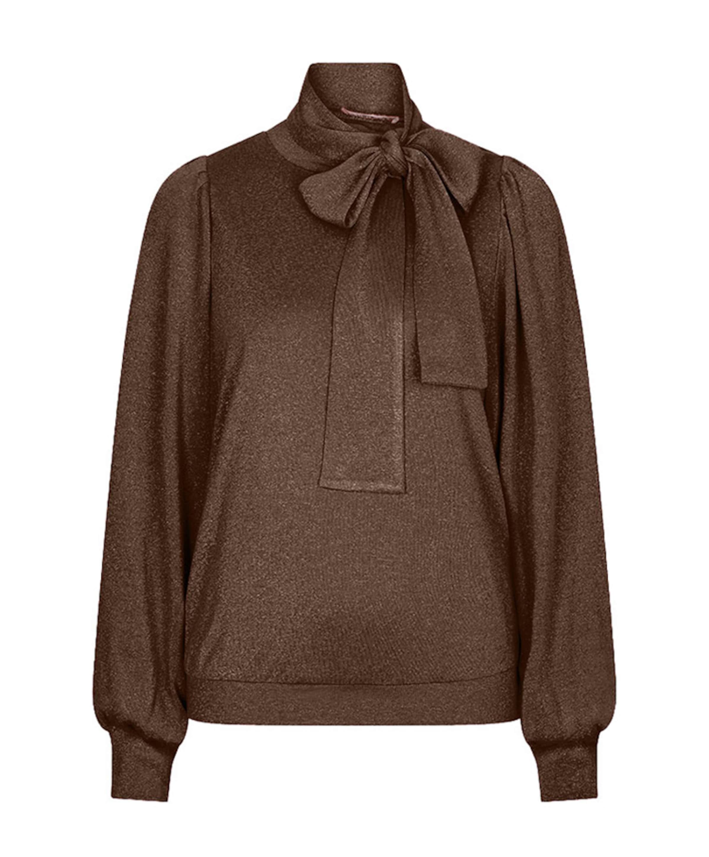 Dames blouse bruin