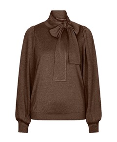 Dames blouse bruin
