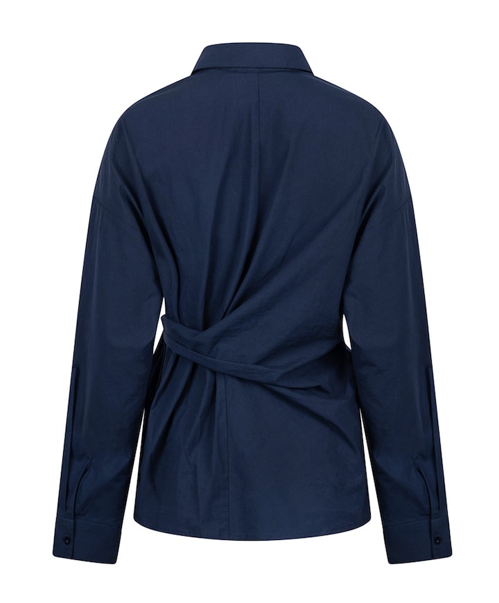 Dames blouse blauw