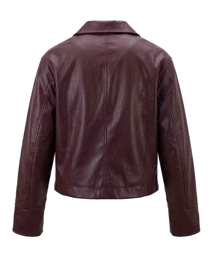 Dames jas bordeaux