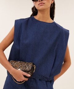 Dames top blauw