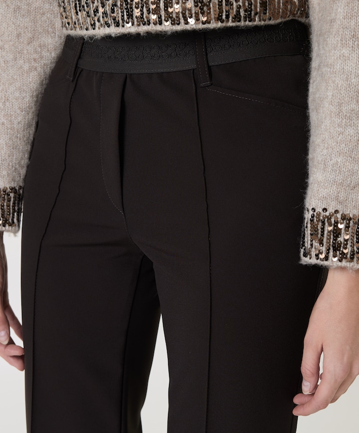 Pull On Slim dames broek bruin