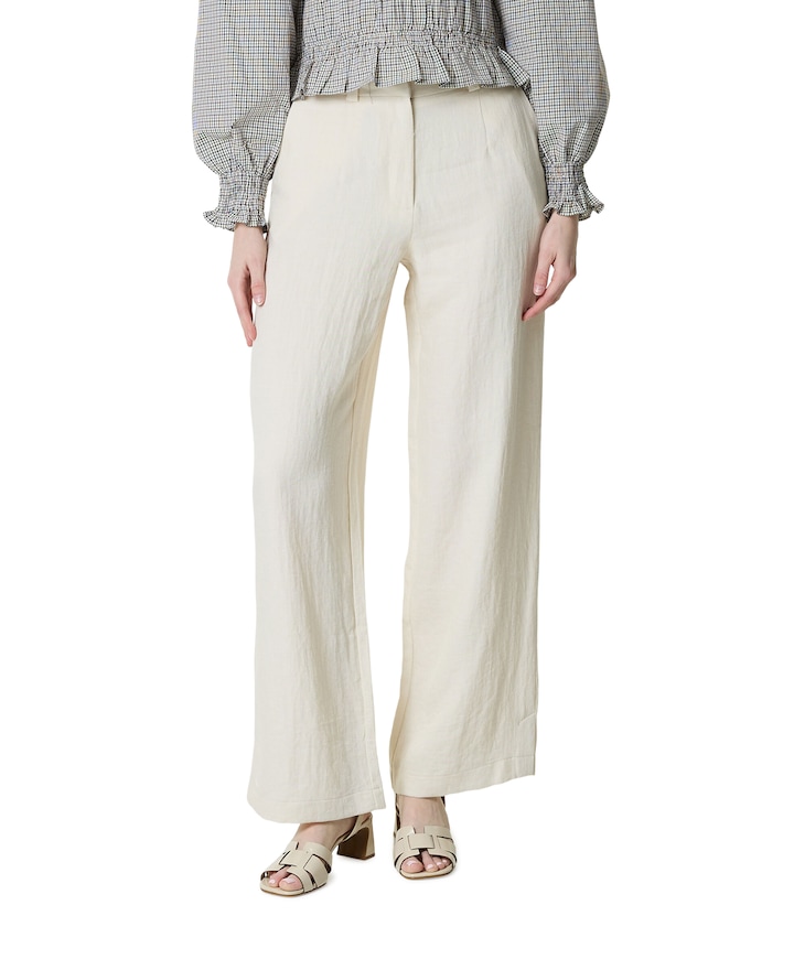 VIFLEA HW TAILORED dames pantalon beige