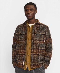Heren overshirt blauw