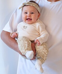 crinkle AOP meisjes broek groen