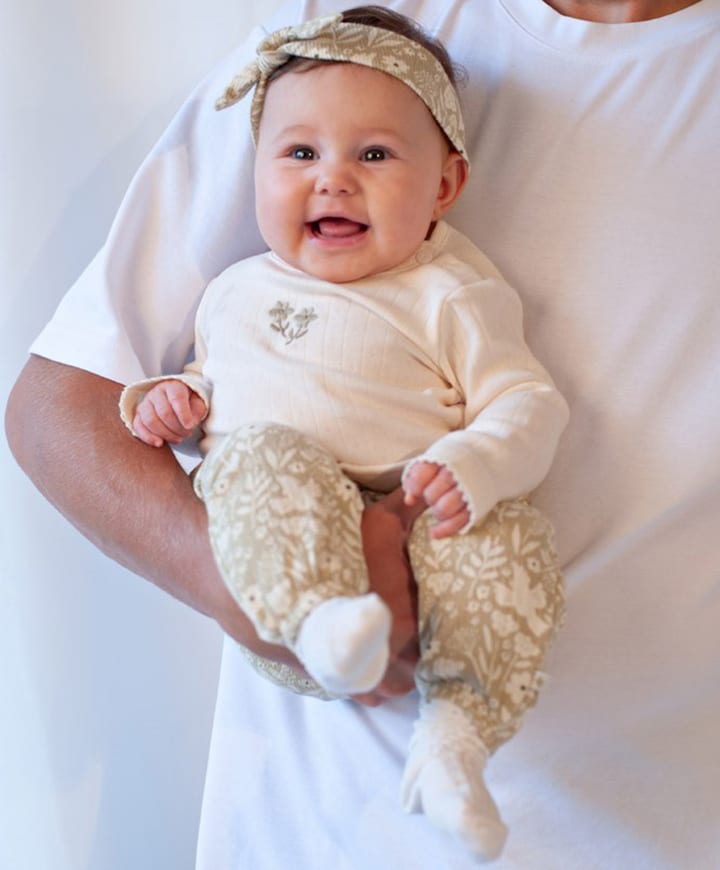 crinkle AOP meisjes broek groen