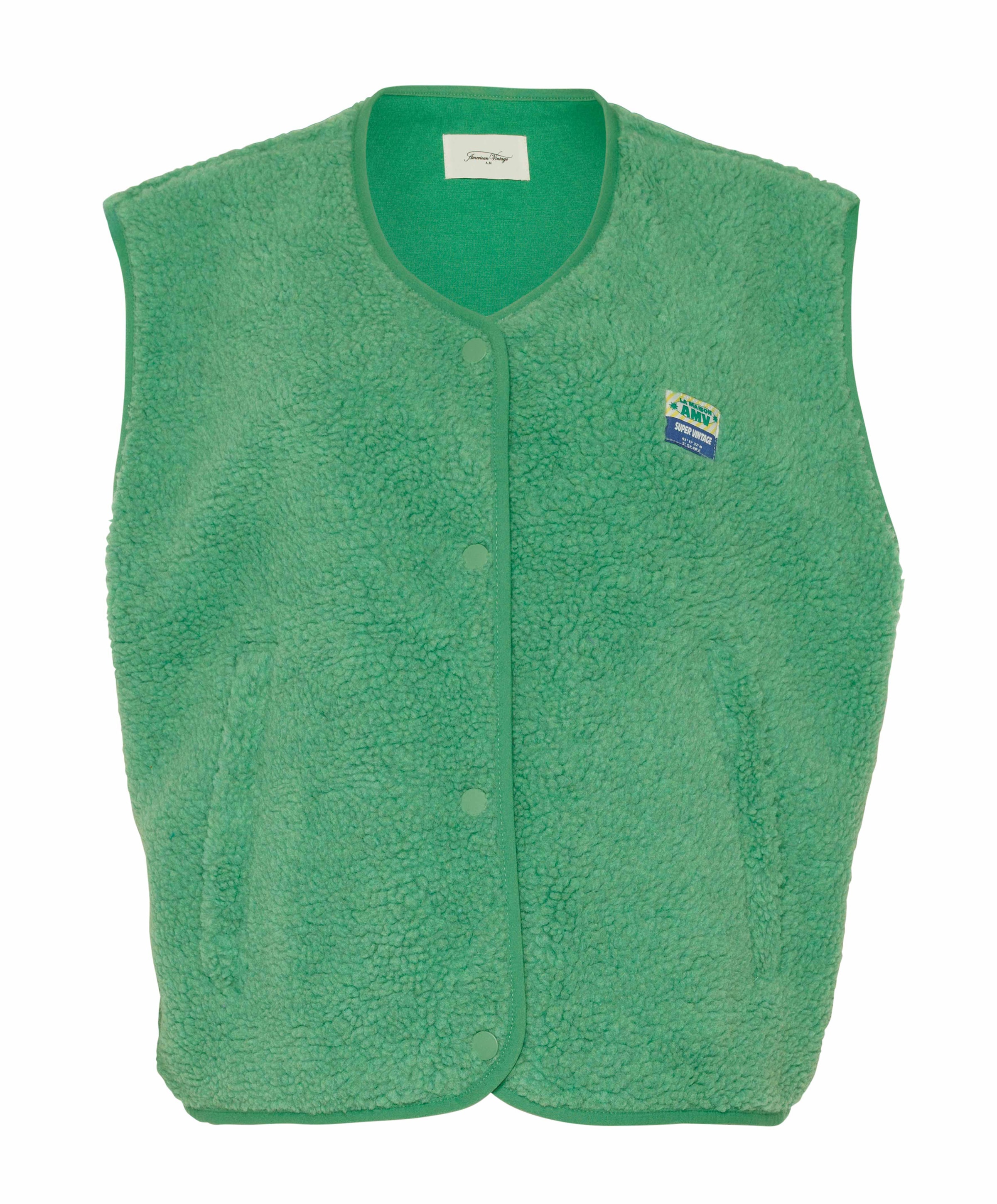 Dames gilet groen
