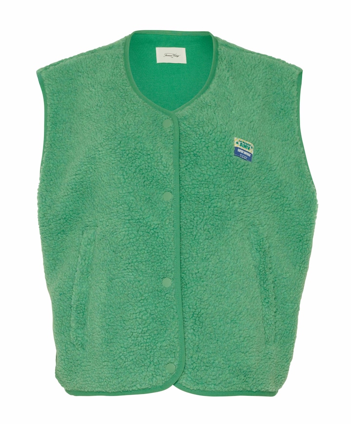 Dames gilet groen