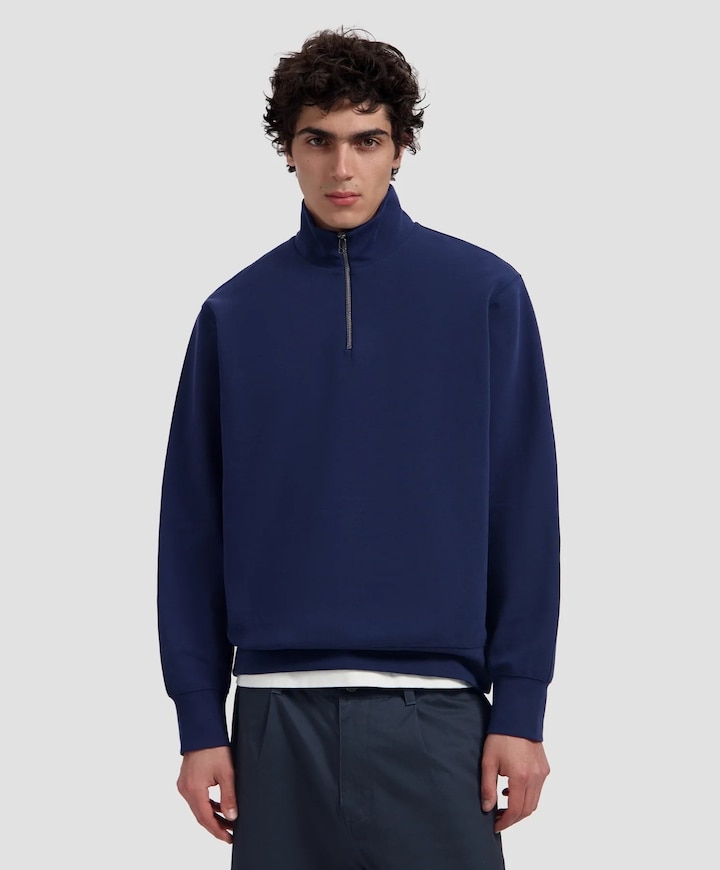 Heren sweater blauw