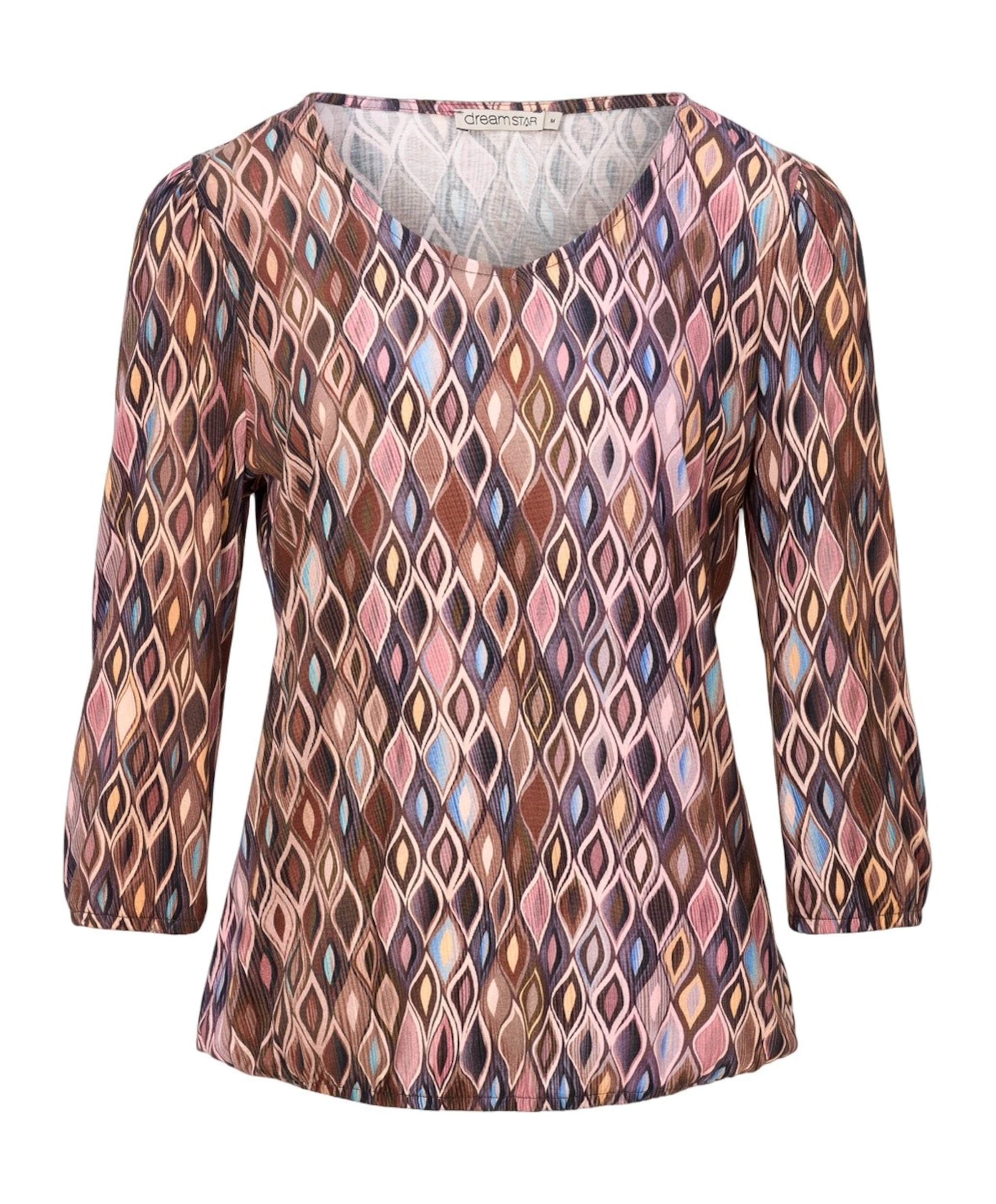 Dames longsleeve bruin