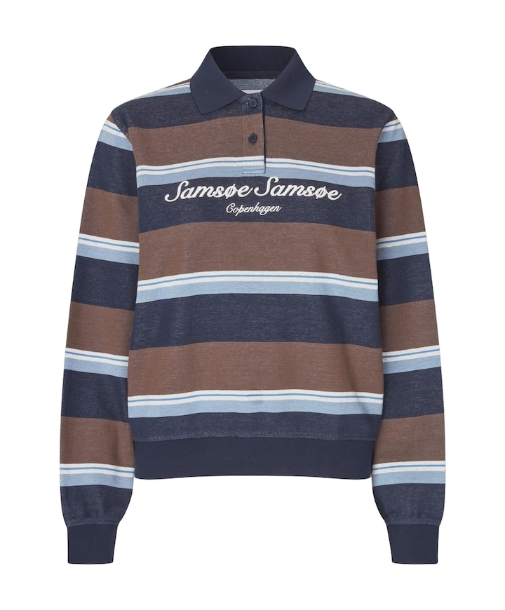 Dames polo bruin