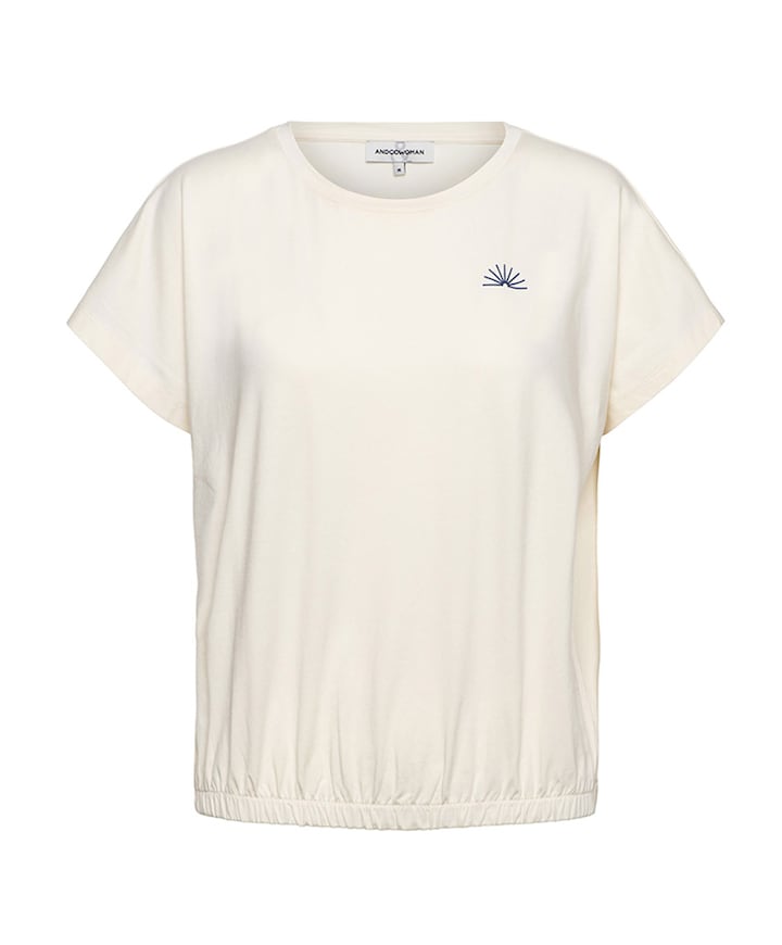 Dames T-shirt beige