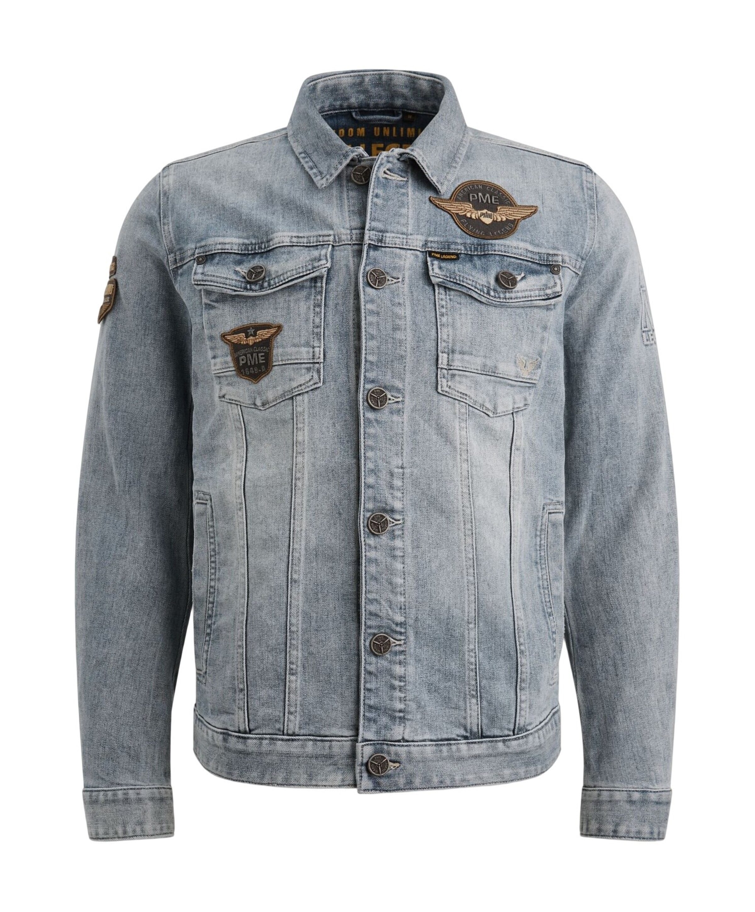 Heren spijkerjas blauw