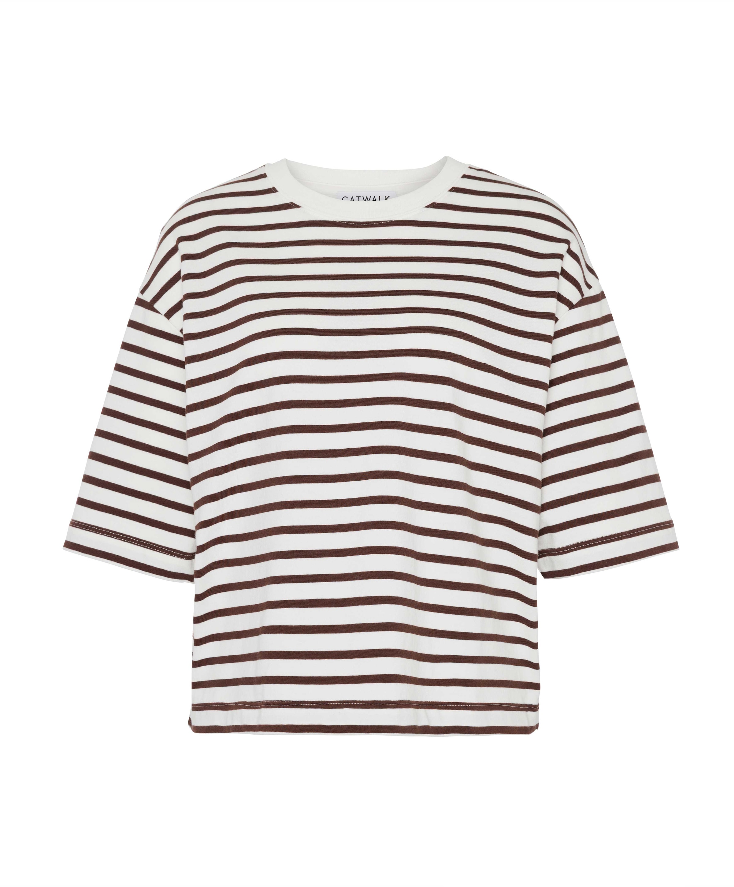 Dames T-shirt bruin