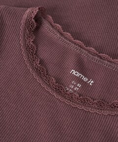 Meisjes longsleeve bordeaux