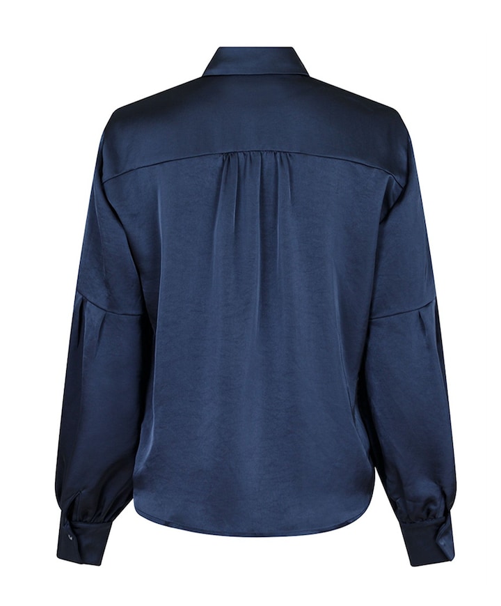 Dames blouse blauw
