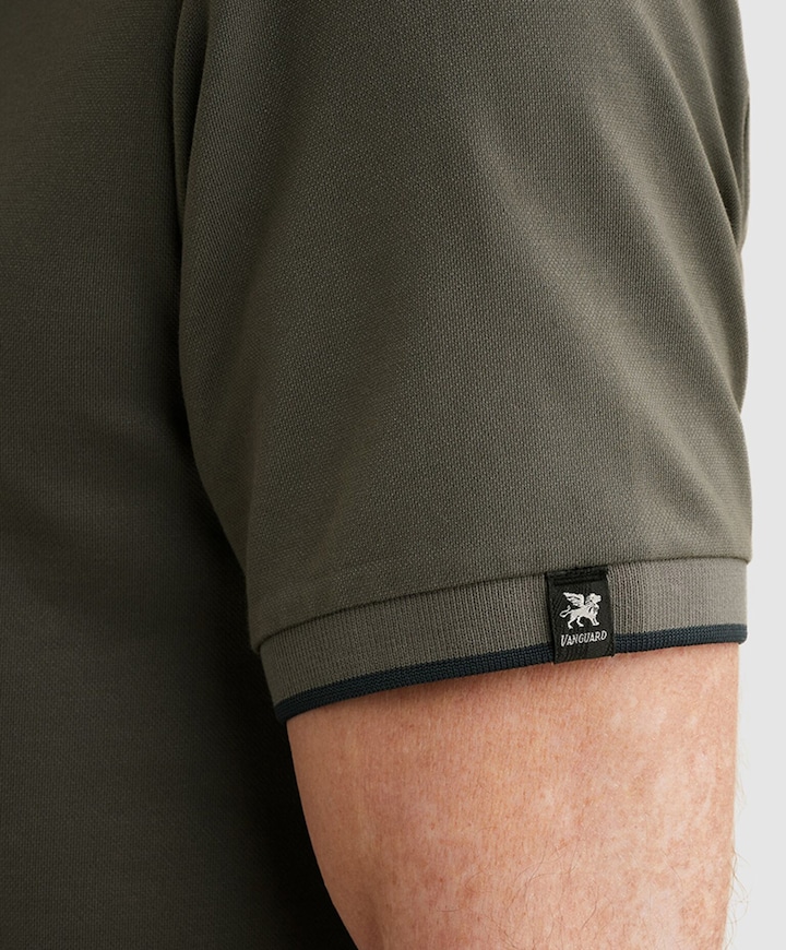 Heren polo grijs