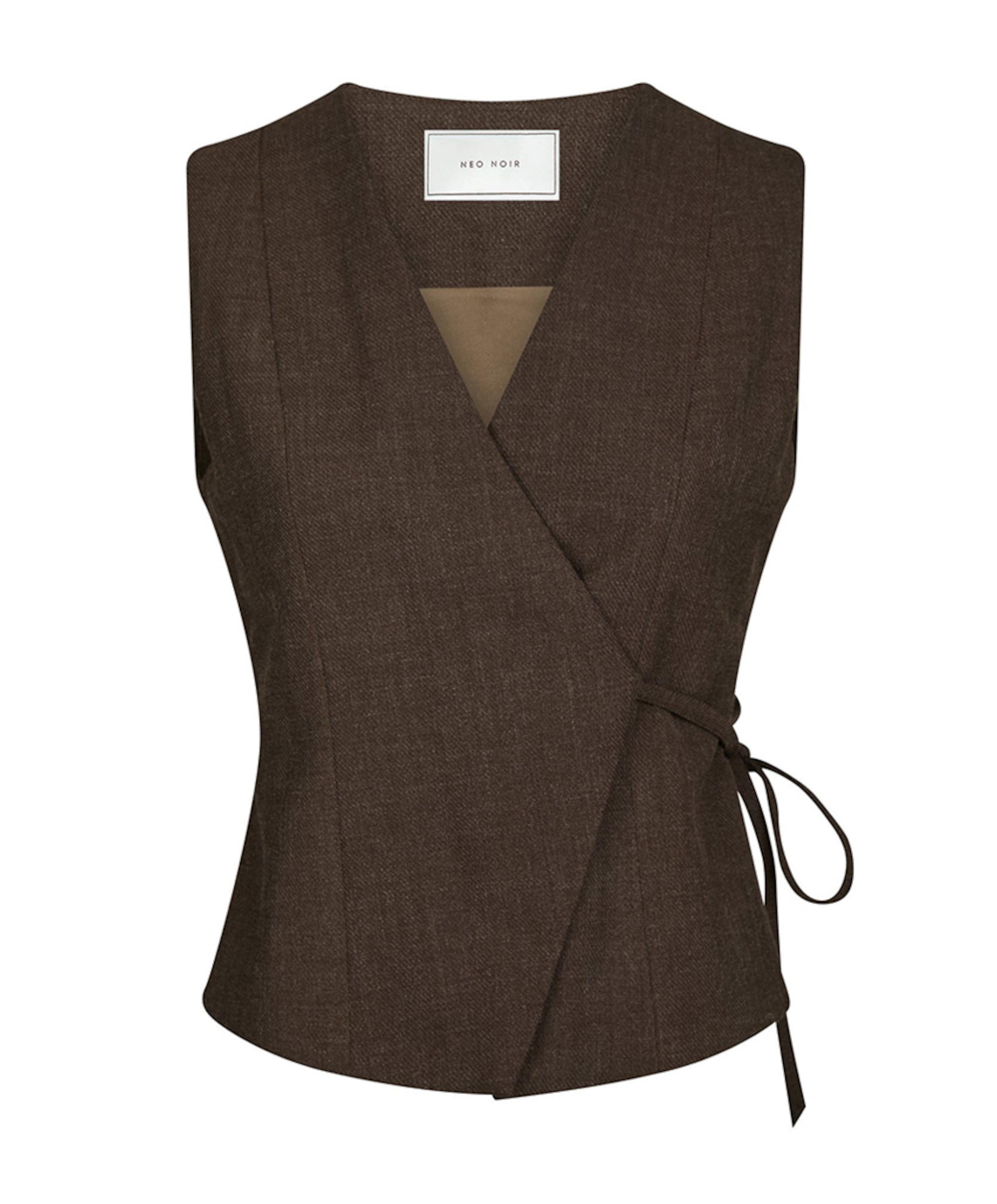 Dames gilet bruin