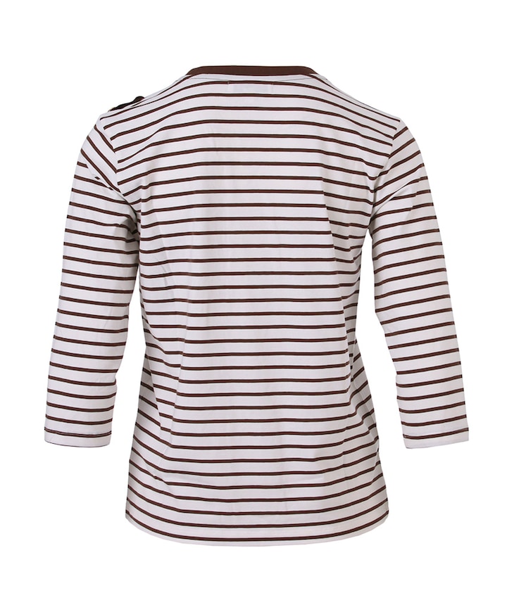 Dames longsleeve bruin