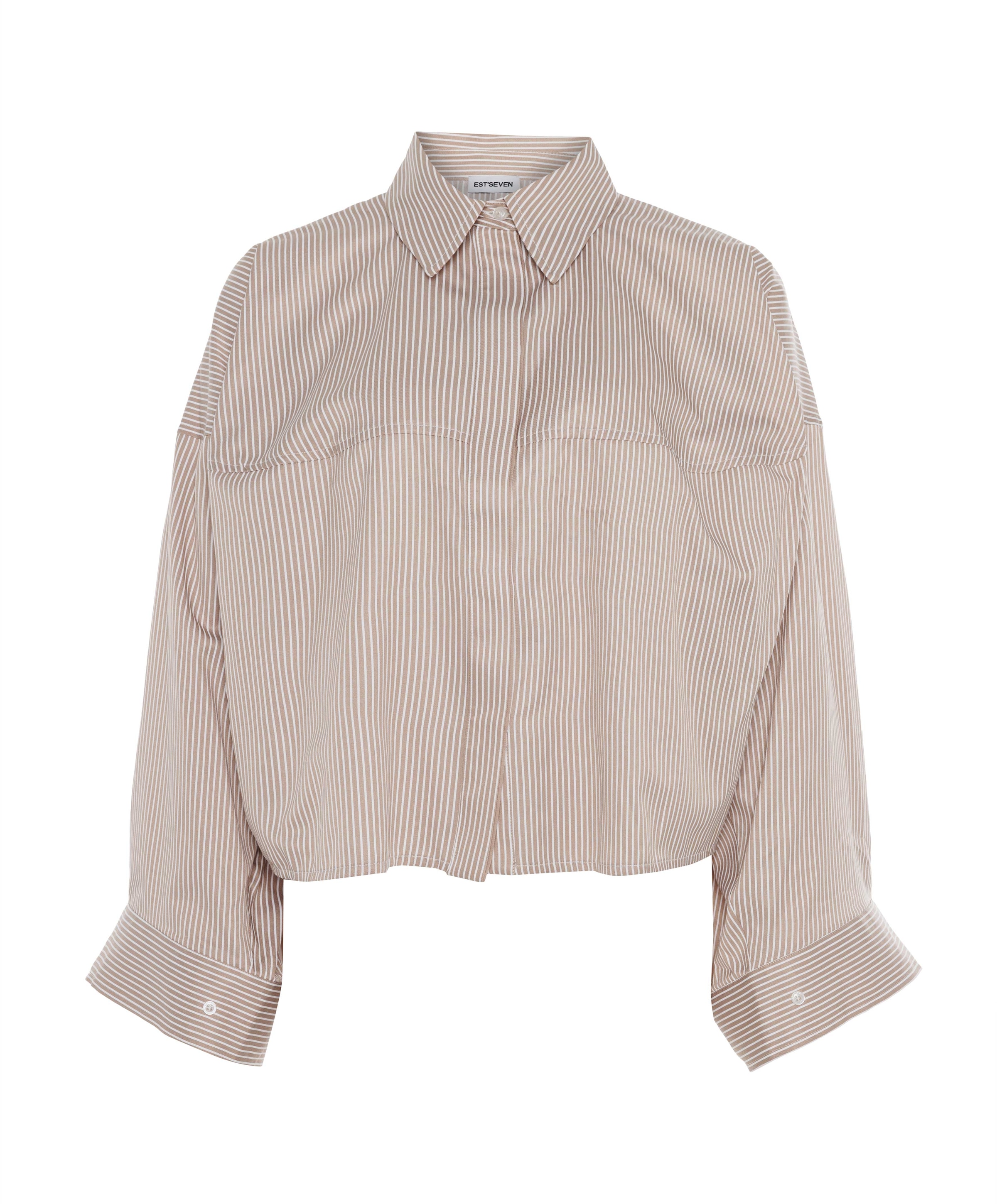 Dames blouse beige