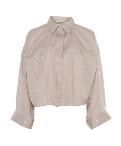 Dames blouse beige