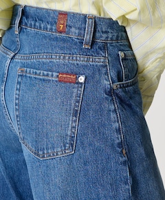 Bonnie Curvilinear dames jeans blauw