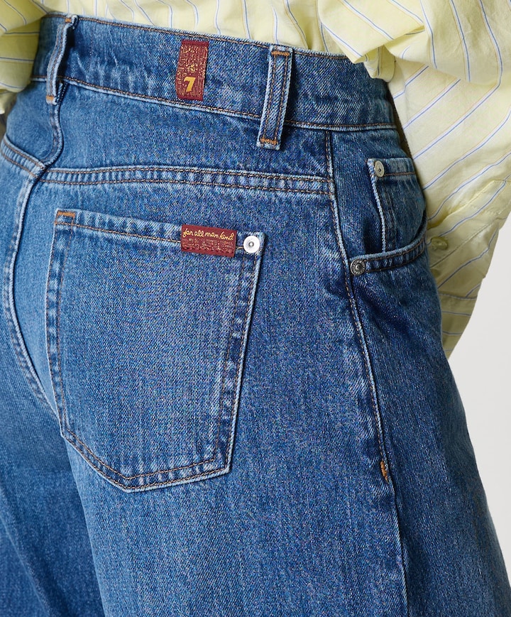Bonnie Curvilinear dames jeans blauw