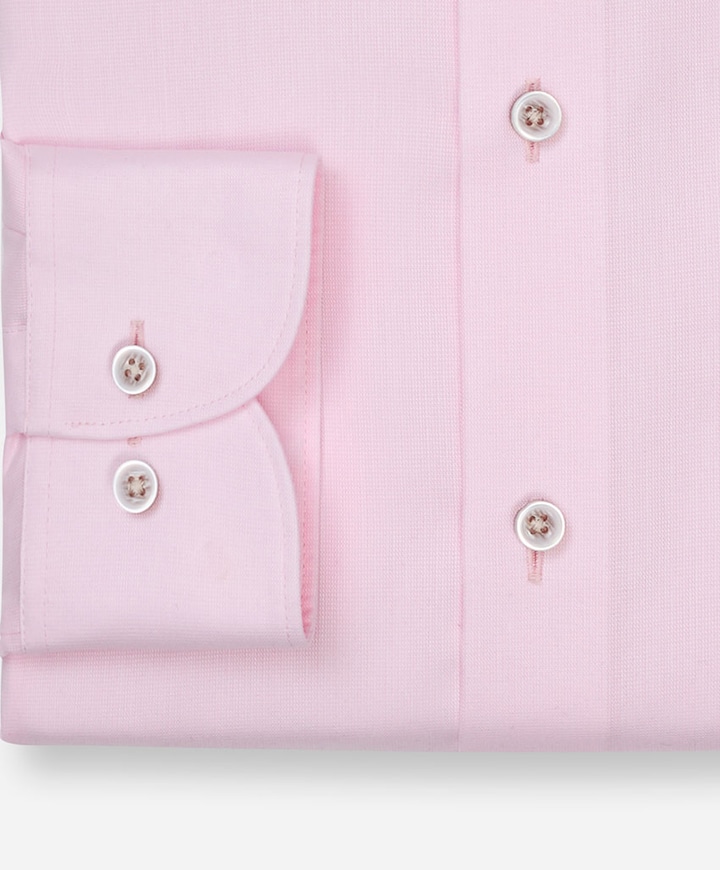 Heren overhemd lange mouw roze