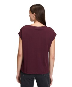 Dames t-shirt bordeaux