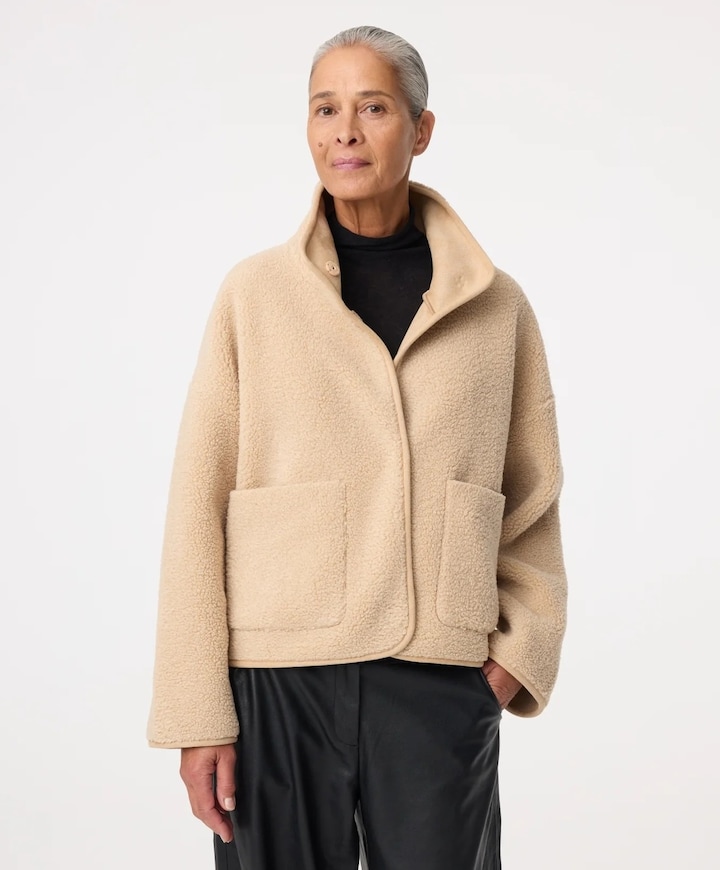 Dames jas beige