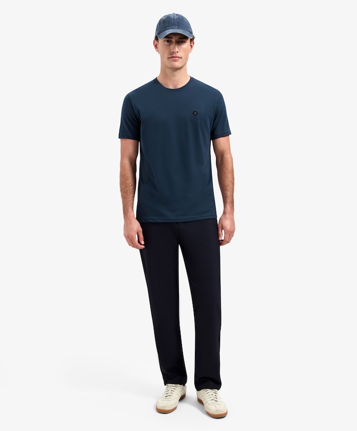 Heren T-shirt blauw