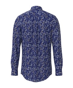 Overhemd lange mouw blauw