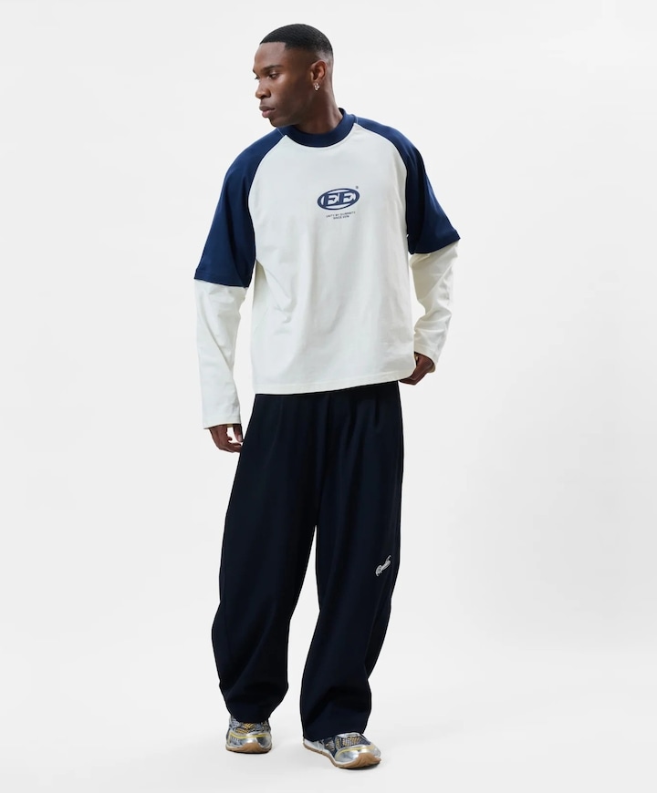 Uniseks longsleeve ecru