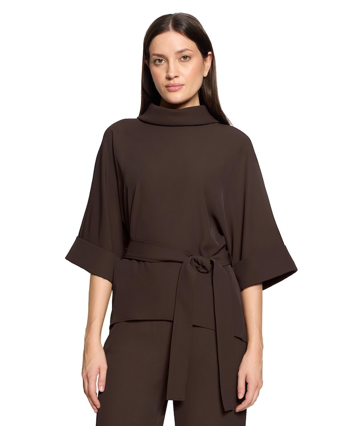 Dames blouse bruin