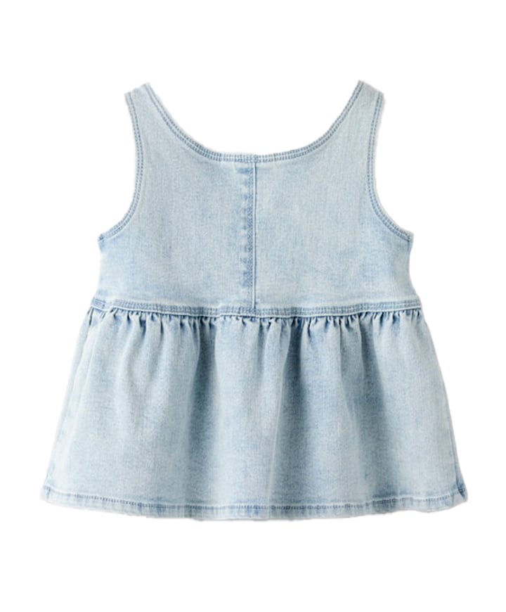 Meisjes top blauw