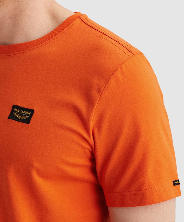 Heren T-shirt oranje