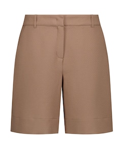 Mascha waffle dames korte broek beige
