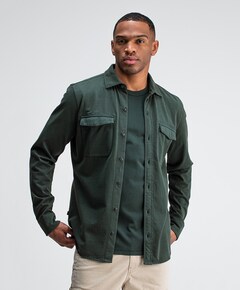 Heren overshirt groen