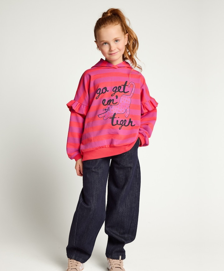 Meisjes hoodie multicolor
