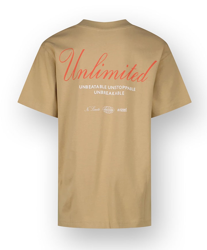 Jongens t-shirt beige