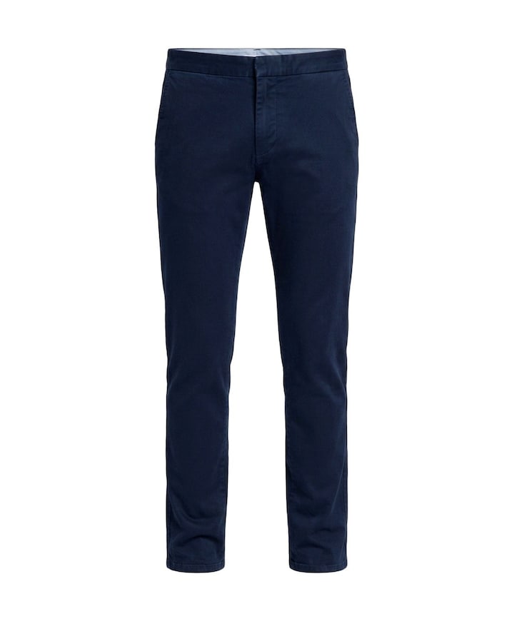 Elegance Chino Collection heren broek blauw