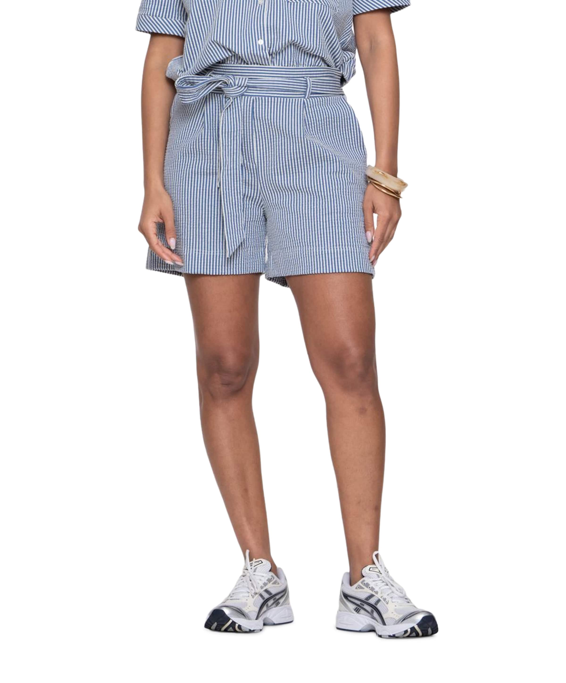 short dames korte broek blauw