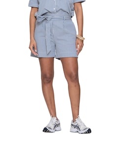 short dames korte broek blauw