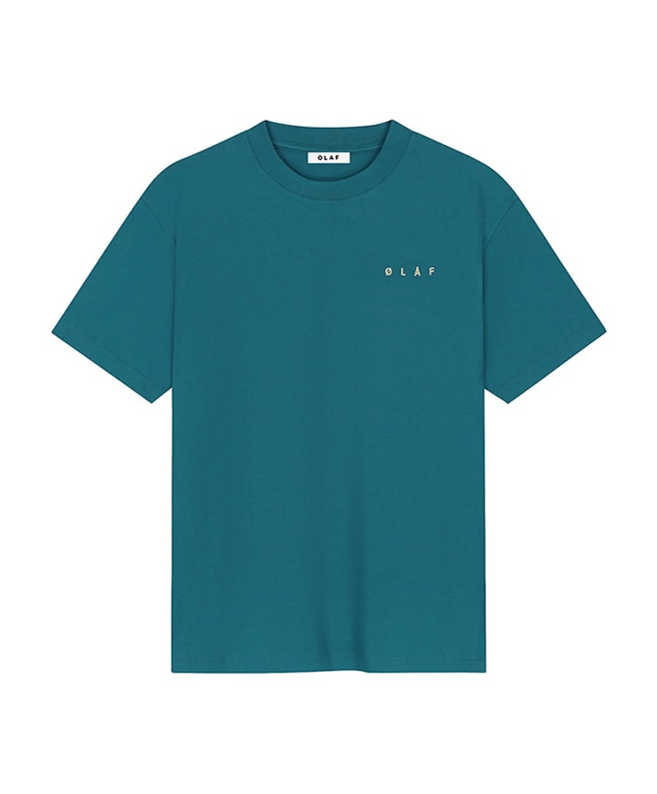Heren T-shirt blauw