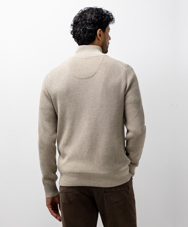 Heren vest beige