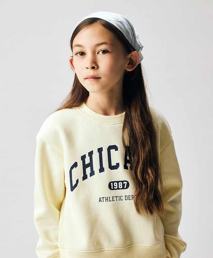 Meisjes sweater geel