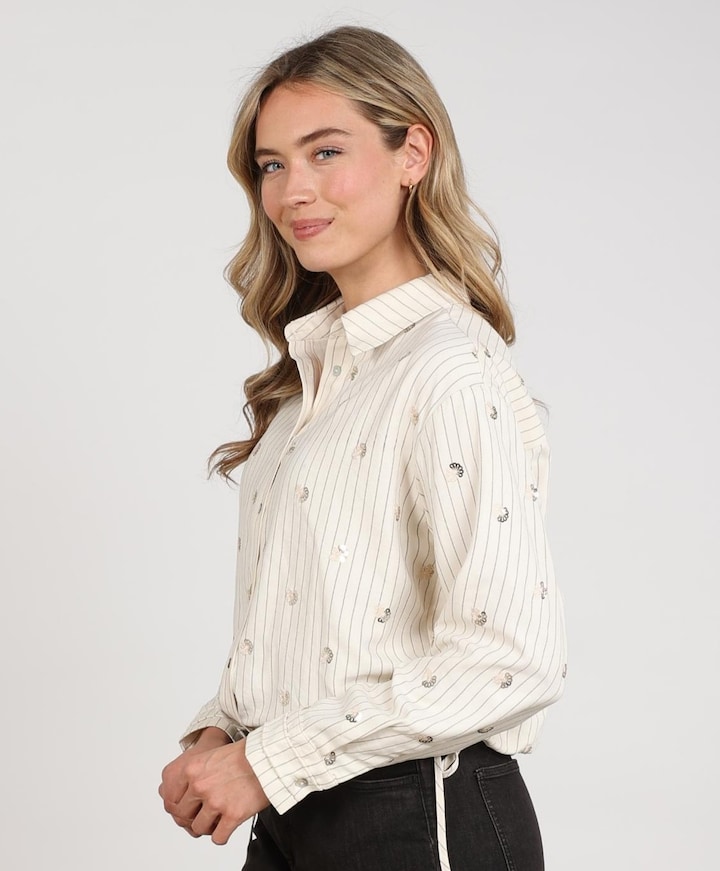 Dames blouse ecru