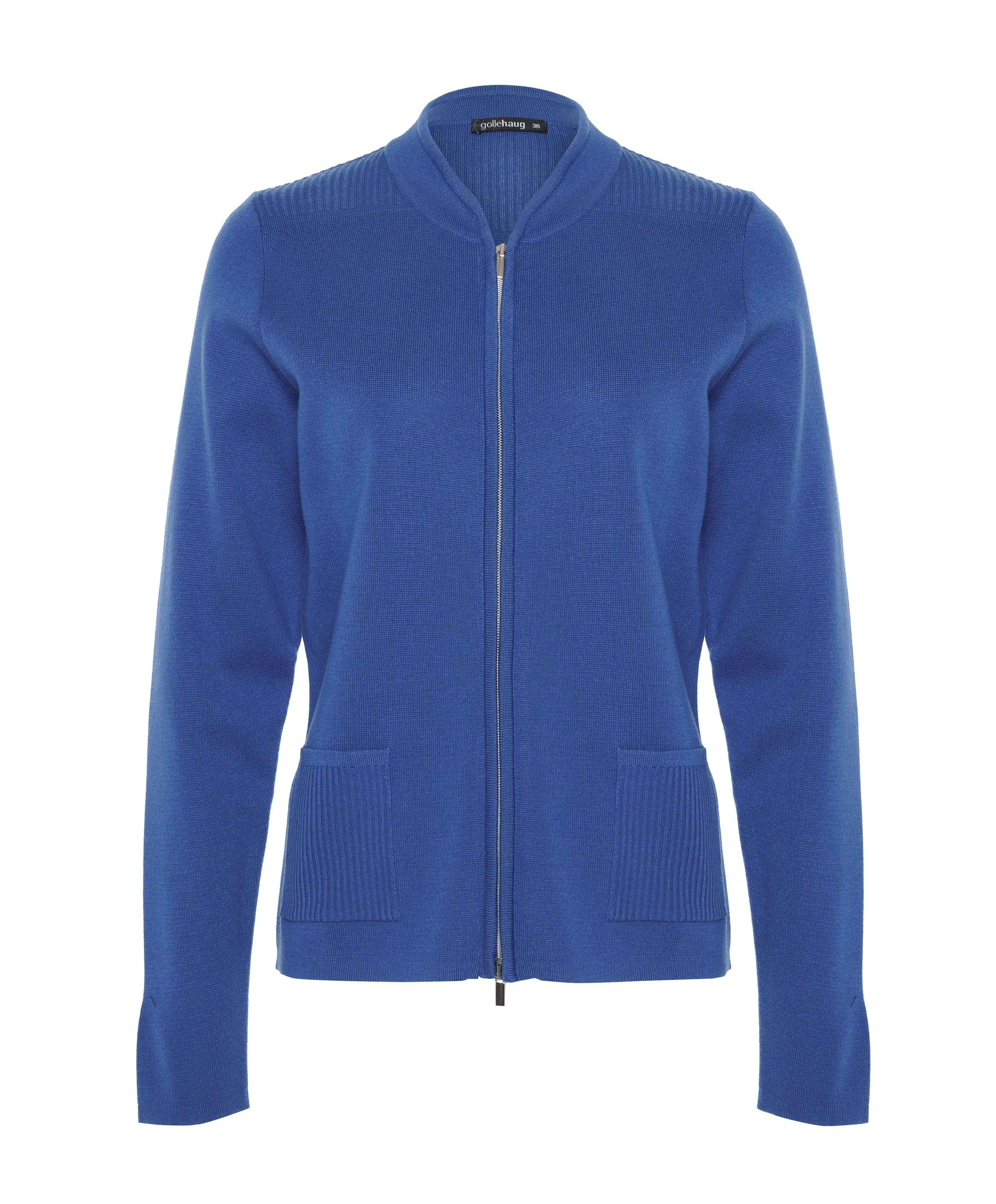 Vest blauw