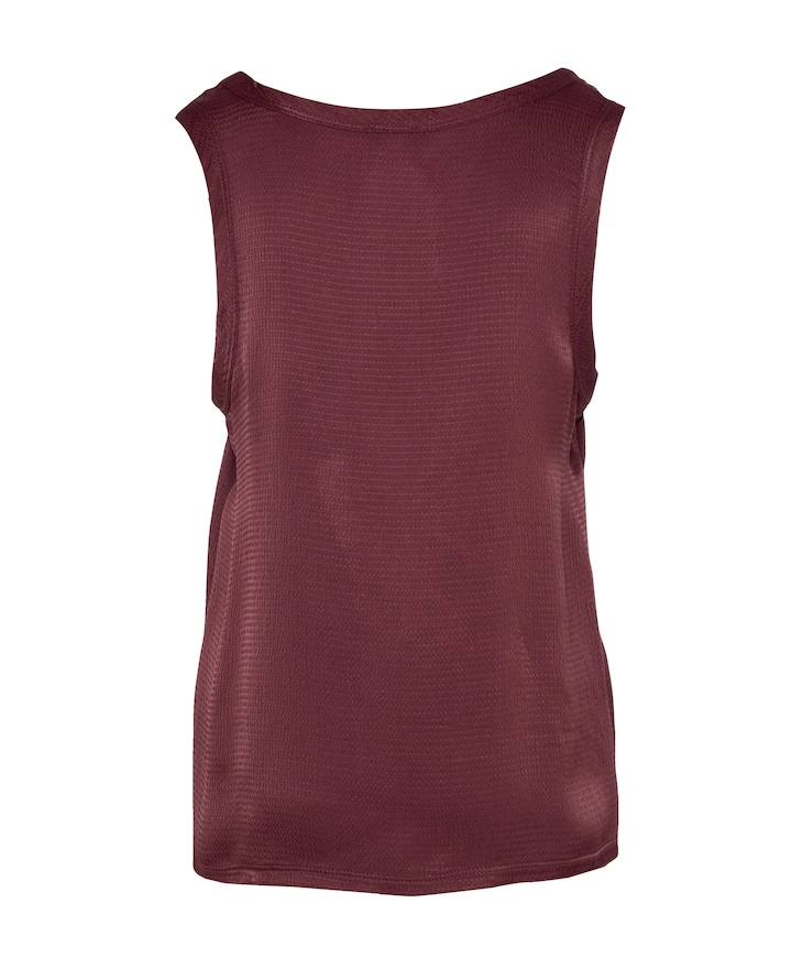 Dames top bordeaux