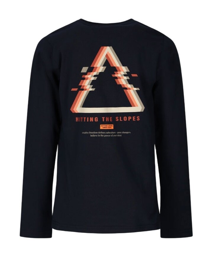Jongens longsleeve blauw